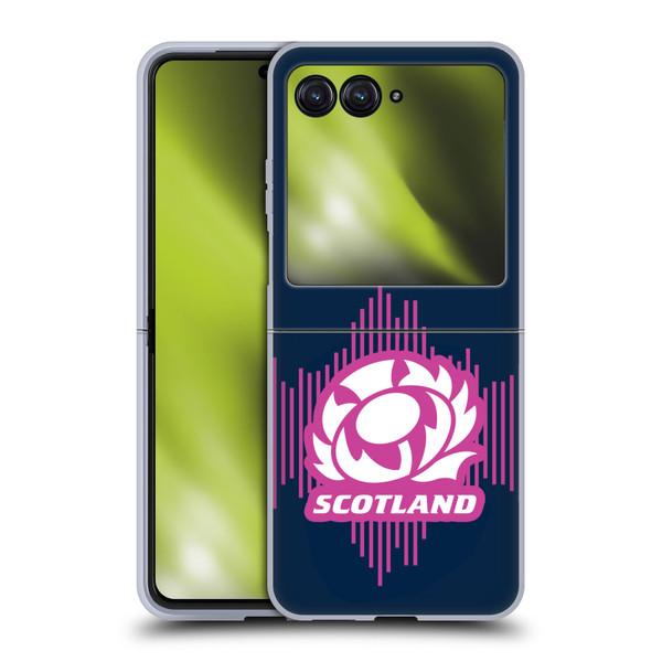 Scotland Rugby 2025/26 Crest Kit Home Soft Gel Case for Motorola Razr 40 Ultra / Razr+ 2023