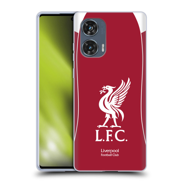 Liverpool Football Club 2025/26 Kit Home Soft Gel Case for Motorola Edge 50 Fusion