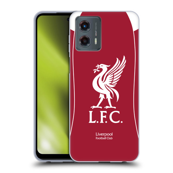 Liverpool Football Club 2025/26 Kit Home Soft Gel Case for Motorola Moto G (2023)