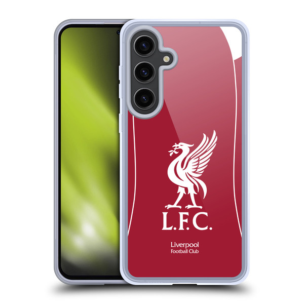 Liverpool Football Club 2025/26 Kit Home Soft Gel Case for Samsung Galaxy S24+ 5G