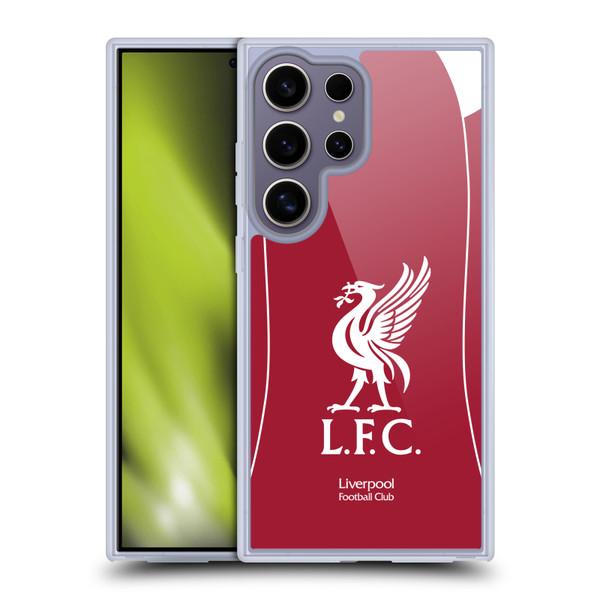 Liverpool Football Club 2025/26 Kit Home Soft Gel Case for Samsung Galaxy S25 Ultra