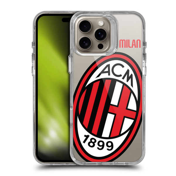 AC Milan Logo Icon Crest Oversized SHOCKPROOF BUMPER CASE COMPATIBLE WITH Apple iPhone 16 Pro Max & MAGSAFE AC Milan Logo Icon Crest Oversized SHOCKPROOF BUMPER CASE COMPATIBLE WITH Apple iPhone 16 Pro Max & MAGSAFE