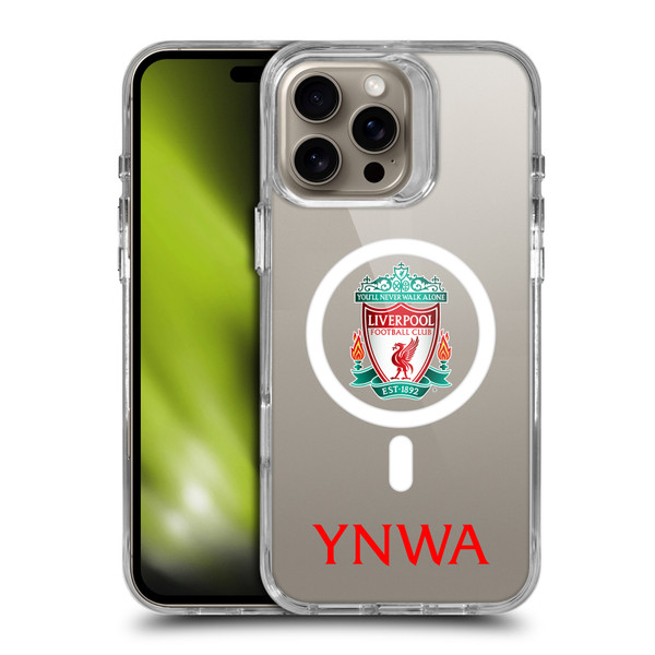 Liverpool Football Club Logo Icon Crest YNWA SHOCKPROOF BUMPER CASE COMPATIBLE WITH Apple iPhone 16 Pro Max & MAGSAFE