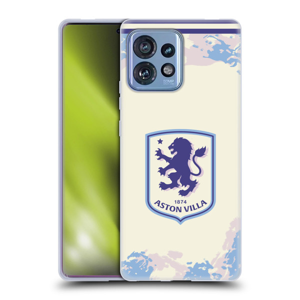 Aston Villa Football Club 2025/26 Crest Kit Third Soft Gel Case for Motorola Moto Edge 40 Pro/Plus 2023