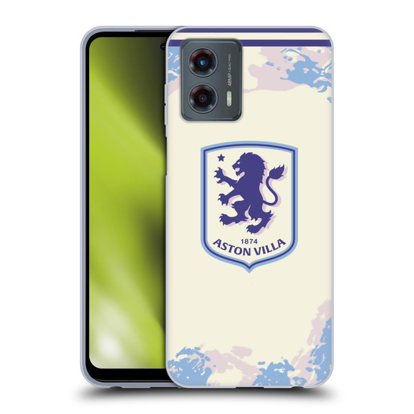 Aston Villa Football Club 2025/26 Crest Kit Third Soft Gel Case for Motorola Moto G (2023)