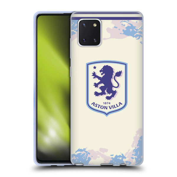 Aston Villa Football Club 2025/26 Crest Kit Third Soft Gel Case for Samsung Galaxy Note10 Lite