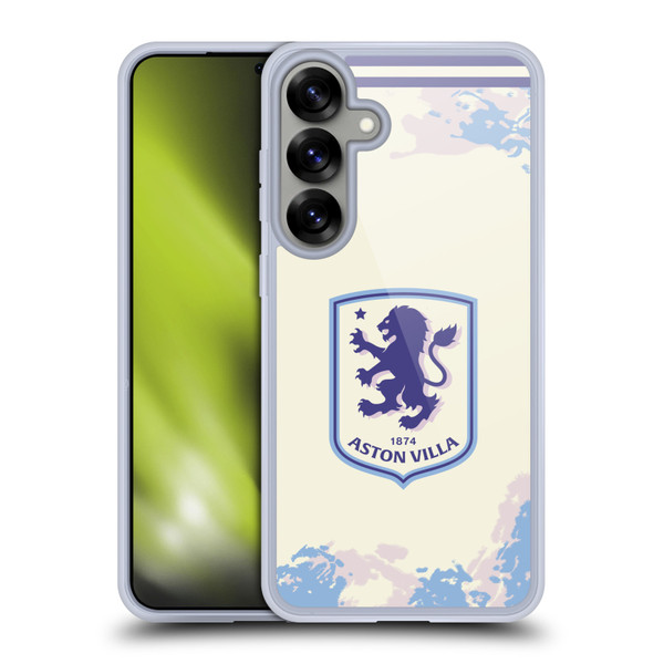 Aston Villa Football Club 2025/26 Crest Kit Third Soft Gel Case for Samsung Galaxy S25+