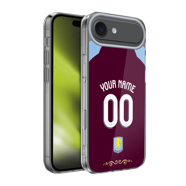 Aston Villa Football Club Custom 2025/26 Trikot Home Soft Gel Case for Apple iPhone 17 Air Aston Villa Football Club Custom 2025/26 Trikot Home Soft Gel Case for Apple iPhone 17 Air