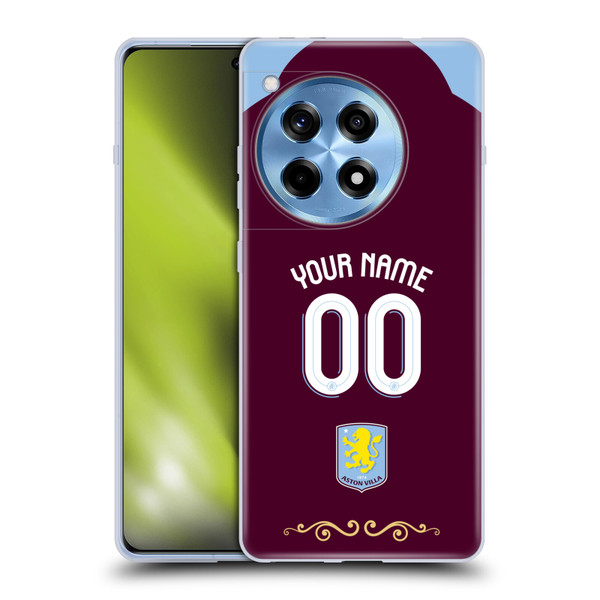 Aston Villa Football Club Custom 2025/26 Trikot Home Soft Gel Case for OnePlus 12R