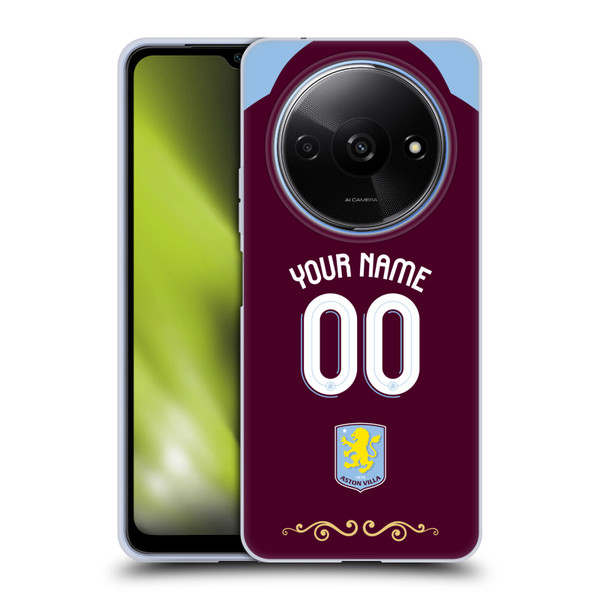Aston Villa Football Club Custom 2025/26 Trikot Home Soft Gel Case for Xiaomi Redmi A3