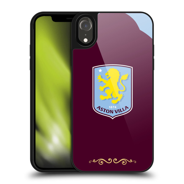 Aston Villa Football Club 2025/26 Crest Kit Home Gel Armour Case For Apple iPhone XR