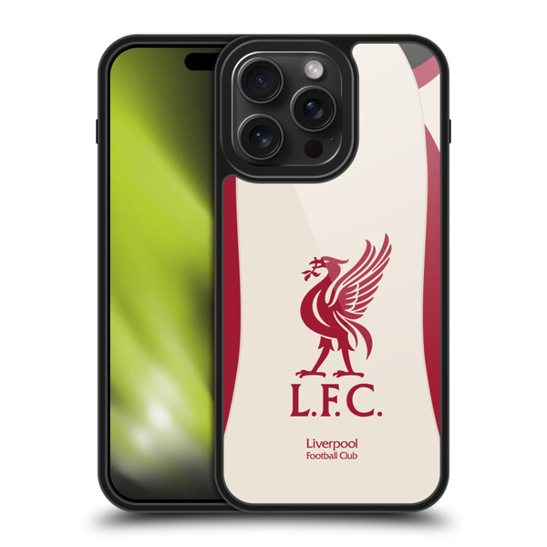 Liverpool Football Club 2025/26 Kit Away Gel Armour Case For Apple iPhone 15 Pro Max