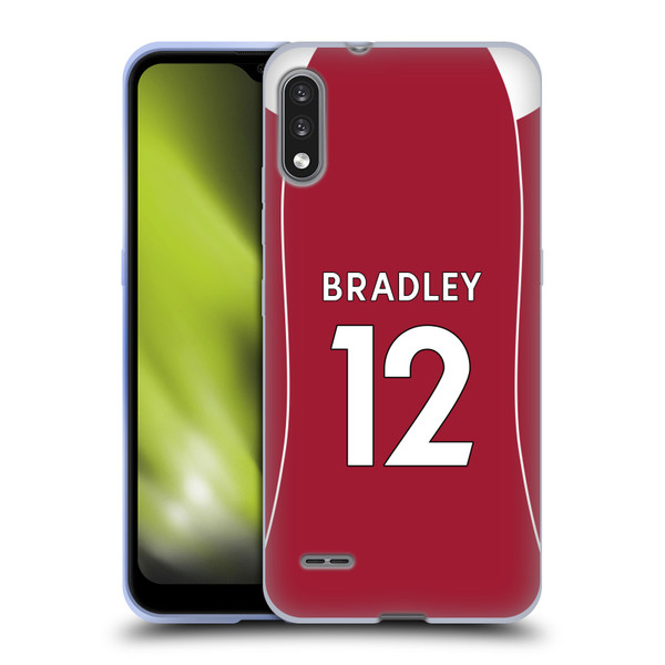 Liverpool Football Club 2025/26 Players Home Kit 2nd Group Conor Bradley Soft Gel Case for LG K22 Liverpool Football Club 2025/26 Players Home Kit 2nd Group Conor Bradley Soft Gel Case for LG K22