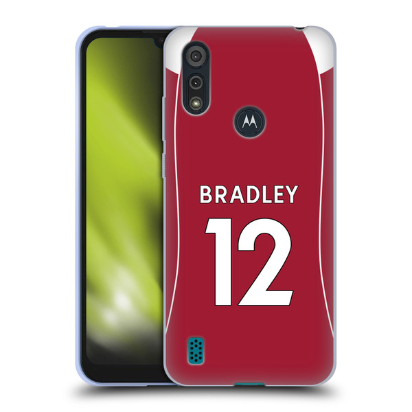 Liverpool Football Club 2025/26 Players Home Kit 2nd Group Conor Bradley Soft Gel Case for Motorola Moto E6s (2020) Liverpool Football Club 2025/26 Players Home Kit 2nd Group Conor Bradley Soft Gel Case for Motorola Moto E6s (2020)