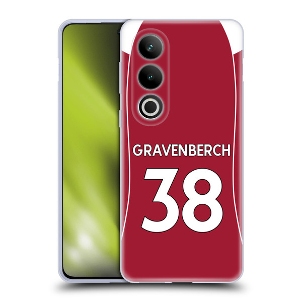 Liverpool Football Club 2025/26 Players Home Kit 2nd Group Ryan Gravenberch Soft Gel Case for OPPO OnePlus Ace 3V 5G