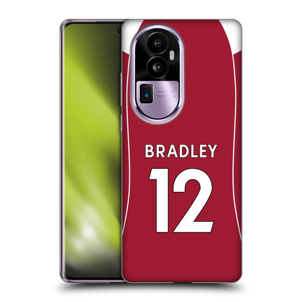 Liverpool Football Club 2025/26 Players Home Kit 2nd Group Conor Bradley Soft Gel Case for OPPO Reno10 Pro+ Liverpool Football Club 2025/26 Players Home Kit 2nd Group Conor Bradley Soft Gel Case for OPPO Reno10 Pro+