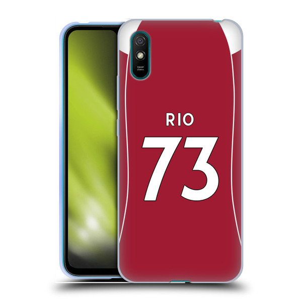Liverpool Football Club 2025/26 Players Home Kit 2nd Group Rio Ngumoha Soft Gel Case for Xiaomi Redmi 9A / Redmi 9AT