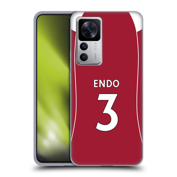 Liverpool Football Club 2025/26 Players Home Kit 2nd Group Wataru Endō Soft Gel Case for Xiaomi 12T 5G / 12T Pro 5G / Redmi K50 Ultra 5G