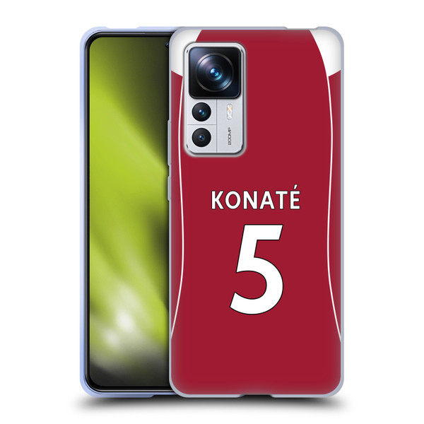 Liverpool Football Club 2025/26 Players Home Kit 2nd Group Ibrahima Konaté Soft Gel Case for Xiaomi 12T Pro Liverpool Football Club 2025/26 Players Home Kit 2nd Group Ibrahima Konaté Soft Gel Case for Xiaomi 12T Pro