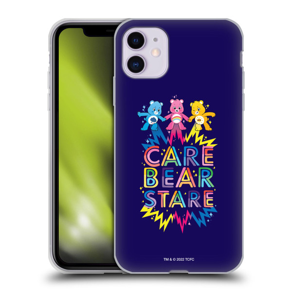 Care Bears 40th Anniversary Stare Soft Gel Case for Apple iPhone 11