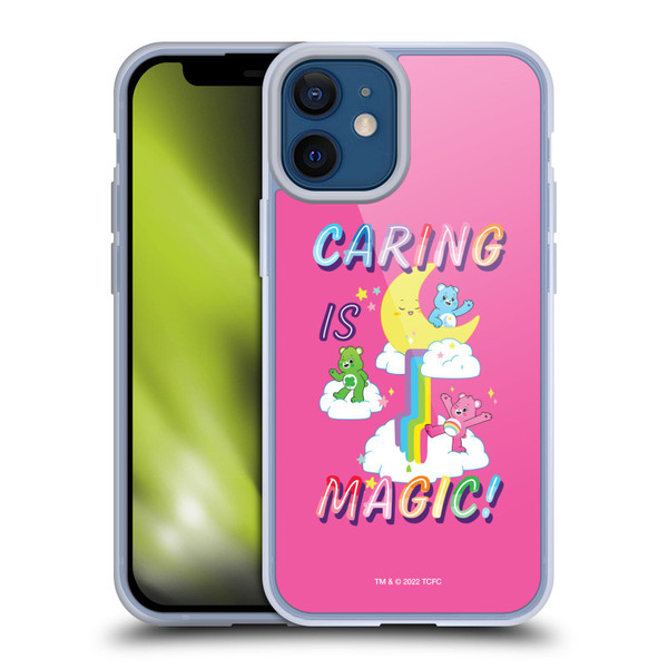 Care Bears 40th Anniversary Caring Is Magic Soft Gel Case for Apple iPhone 12 Mini & MagSafe