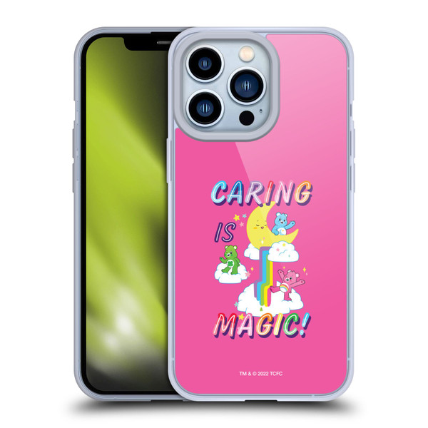 Care Bears 40th Anniversary Caring Is Magic Soft Gel Case for Apple iPhone 13 Pro & MagSafe