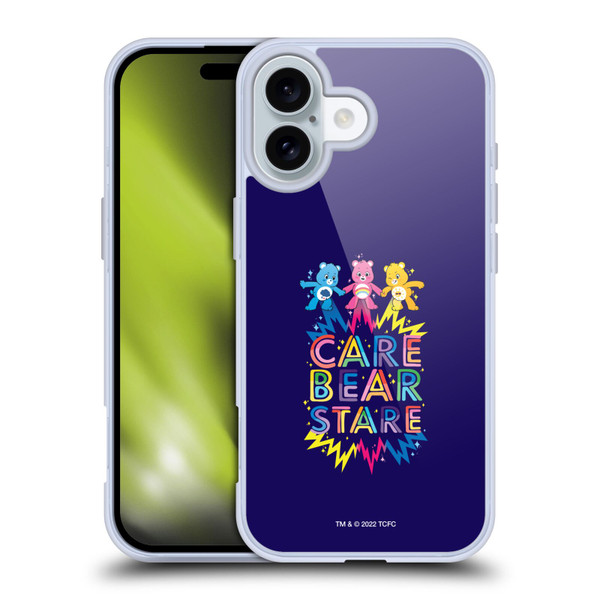 Care Bears 40th Anniversary Stare Soft Gel Case for Apple iPhone 16 & MagSafe
