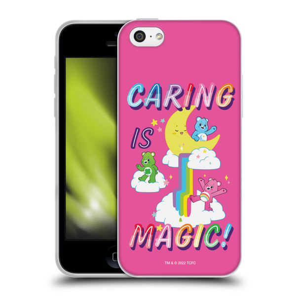 Care Bears 40th Anniversary Caring Is Magic Soft Gel Case for Apple iPhone 5c