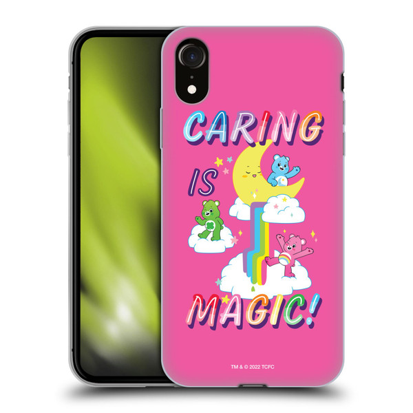 Care Bears 40th Anniversary Caring Is Magic Soft Gel Case for Apple iPhone XR