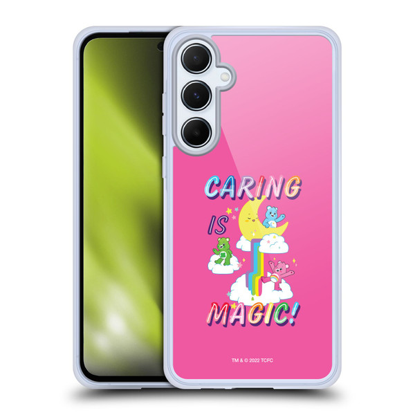 Care Bears 40th Anniversary Caring Is Magic Soft Gel Case for Samsung Galaxy A55 5G