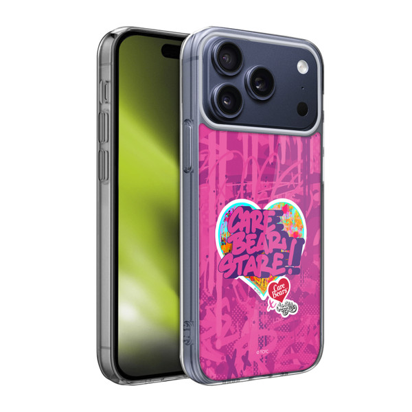 Care Bears Graffiti Collection by Murwalls Stare Soft Gel Case for Apple iPhone 17 Pro Max