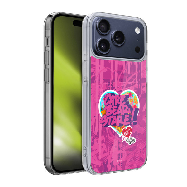 Care Bears Graffiti Collection by Murwalls Stare Soft Gel Case for Apple iPhone 17 Pro