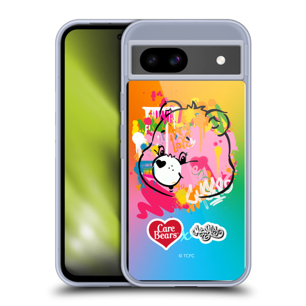 Care Bears Graffiti Collection by Murwalls Gradient Soft Gel Case for Google Pixel 8a