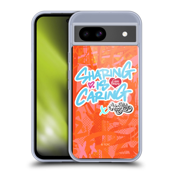 Care Bears Graffiti Collection by Murwalls Sharing Is Caring Soft Gel Case for Google Pixel 8a