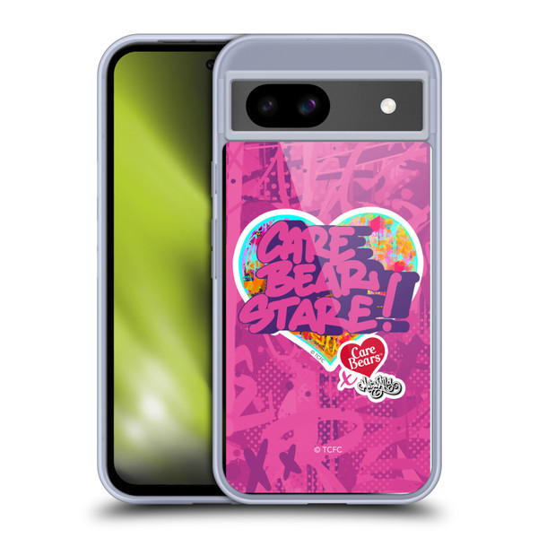 Care Bears Graffiti Collection by Murwalls Stare Soft Gel Case for Google Pixel 8a