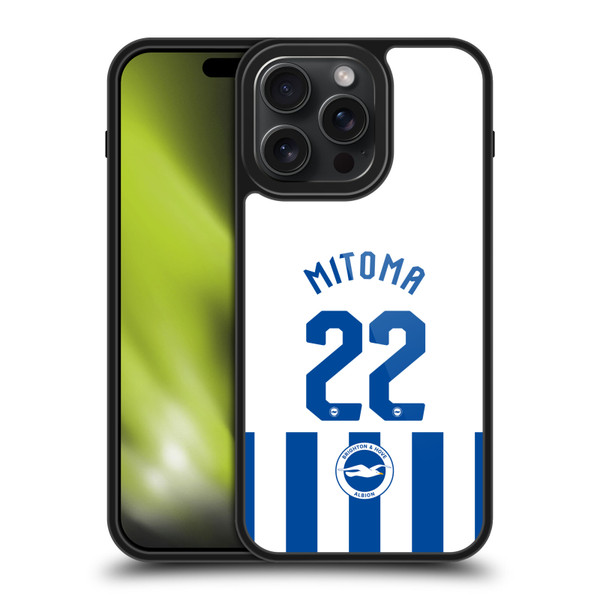 Brighton & Hove Albion F.C 2025/26 Players Home Kit Kaoru Mitoma Gel Armour Case For Apple iPhone 15 Pro Max Brighton & Hove Albion F.C 2025/26 Players Home Kit Kaoru Mitoma Gel Armour Case For Apple iPhone 15 Pro Max