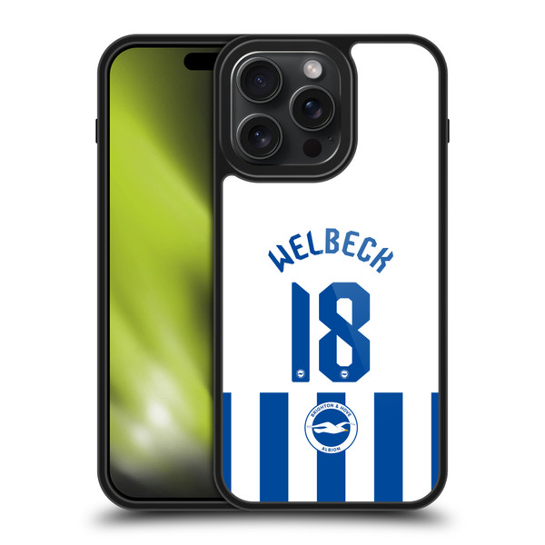 Brighton & Hove Albion F.C 2025/26 Players Home Kit Danny Welbeck Gel Armour Case For Apple iPhone 15 Pro Max Brighton & Hove Albion F.C 2025/26 Players Home Kit Danny Welbeck Gel Armour Case For Apple iPhone 15 Pro Max
