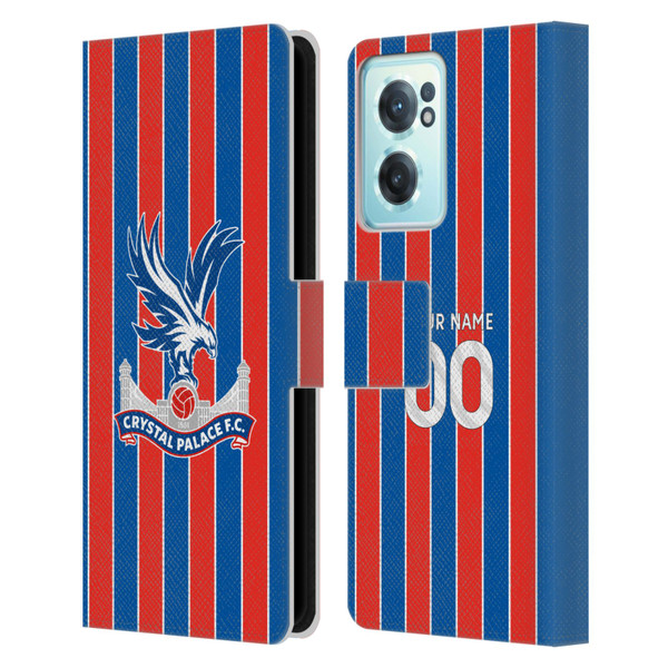 Custom Customised Personalised Crystal Palace Football Club 2025/26 Kit Home Leather Book Wallet Case Cover For OnePlus Nord CE 2 5G Custom Customised Personalised Crystal Palace Football Club 2025/26 Kit Home Leather Book Wallet Case Cover For OnePlus Nord CE 2 5G