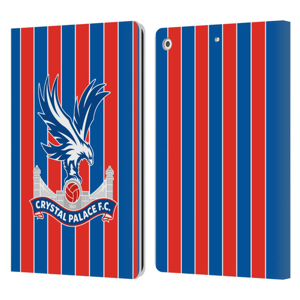 Crystal Palace FC 2025/26 Crest Kit Home Leather Book Wallet Case Cover For Apple iPad 10.2 2019/2020/2021
