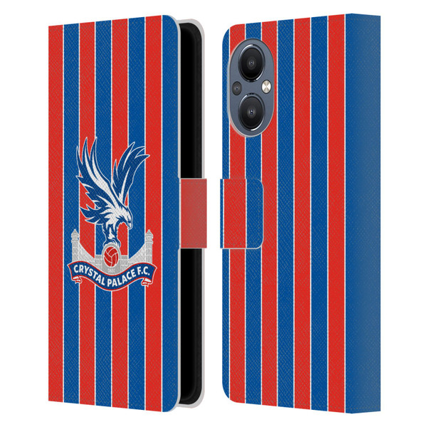 Crystal Palace FC 2025/26 Crest Kit Home Leather Book Wallet Case Cover For OnePlus Nord N20 5G