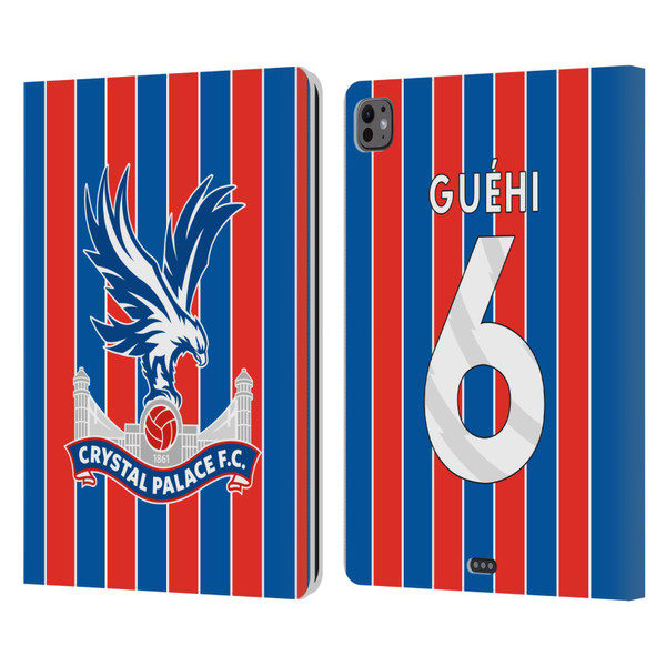 Crystal Palace FC 2025/26 Players Home Kit Marc Guéhi Leather Book Wallet Case Cover For Apple iPad Pro 13 M4 2024 Crystal Palace FC 2025/26 Players Home Kit Marc Guéhi Leather Book Wallet Case Cover For Apple iPad Pro 13 M4 2024