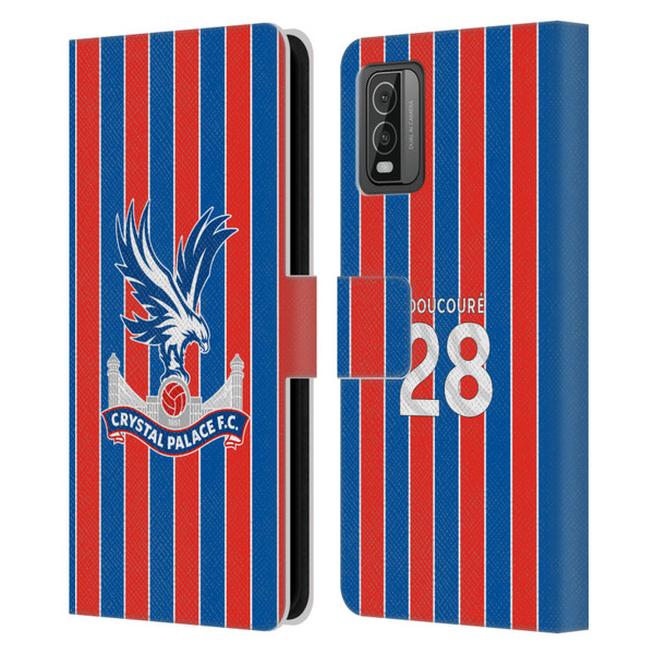 Crystal Palace FC 2025/26 Players Home Kit Cheick Doucouré Leather Book Wallet Case Cover For Nokia C210 Crystal Palace FC 2025/26 Players Home Kit Cheick Doucouré Leather Book Wallet Case Cover For Nokia C210