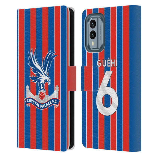 Crystal Palace FC 2025/26 Players Home Kit Marc Guéhi Leather Book Wallet Case Cover For Nokia X30 Crystal Palace FC 2025/26 Players Home Kit Marc Guéhi Leather Book Wallet Case Cover For Nokia X30
