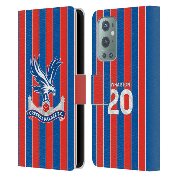 Crystal Palace FC 2025/26 Players Home Kit Adam Wharton Leather Book Wallet Case Cover For OnePlus 9