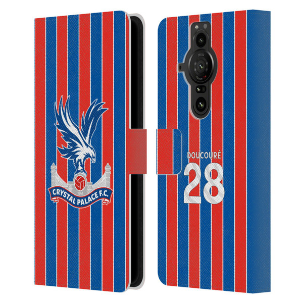 Crystal Palace FC 2025/26 Players Home Kit Cheick Doucouré Leather Book Wallet Case Cover For Sony Xperia Pro-I Crystal Palace FC 2025/26 Players Home Kit Cheick Doucouré Leather Book Wallet Case Cover For Sony Xperia Pro-I