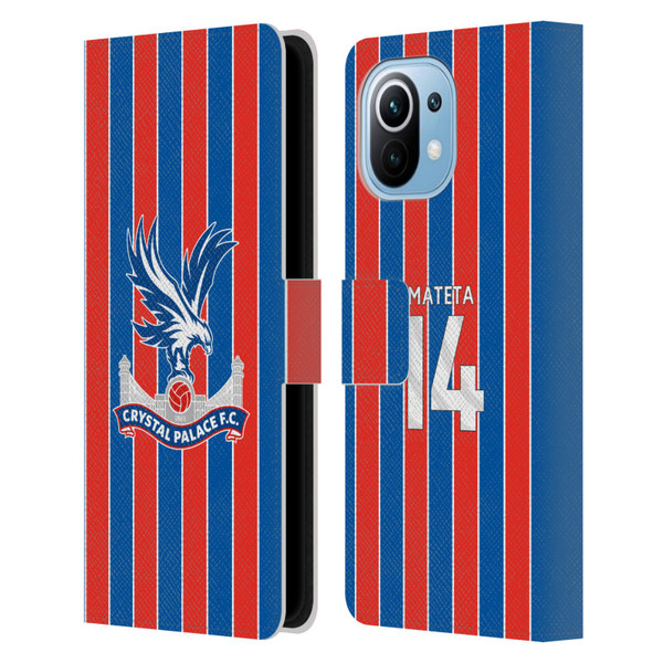 Crystal Palace FC 2025/26 Players Home Kit Jean-Philippe Mateta Leather Book Wallet Case Cover For Xiaomi Mi 11 Crystal Palace FC 2025/26 Players Home Kit Jean-Philippe Mateta Leather Book Wallet Case Cover For Xiaomi Mi 11