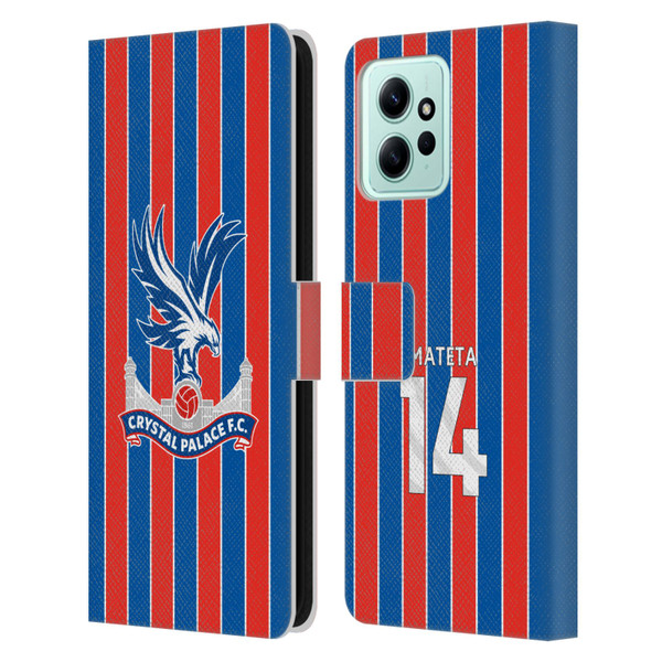 Crystal Palace FC 2025/26 Players Home Kit Jean-Philippe Mateta Leather Book Wallet Case Cover For Xiaomi Redmi 12