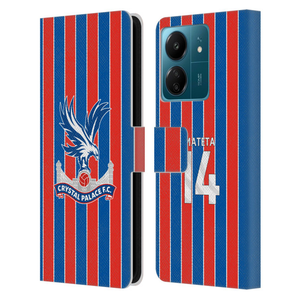 Crystal Palace FC 2025/26 Players Home Kit Jean-Philippe Mateta Leather Book Wallet Case Cover For Xiaomi Redmi 13C 4G Crystal Palace FC 2025/26 Players Home Kit Jean-Philippe Mateta Leather Book Wallet Case Cover For Xiaomi Redmi 13C 4G