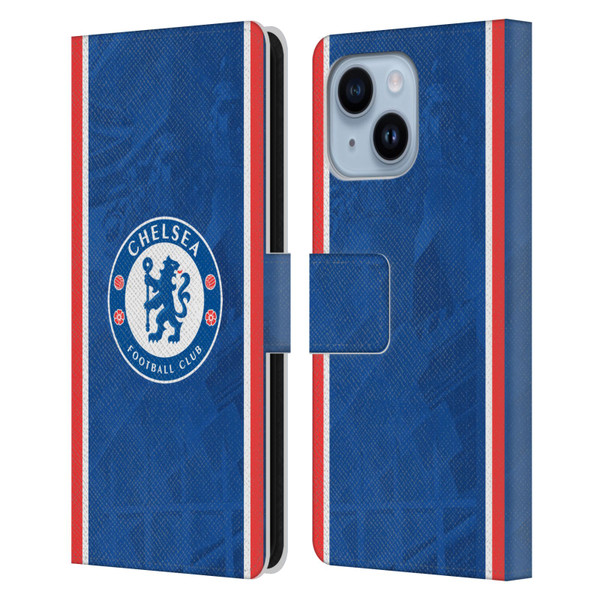 Chelsea Football Club 2025/26 Kit Home Leather Book Wallet Case Cover For Apple iPhone 14 Plus Chelsea Football Club 2025/26 Kit Home Leather Book Wallet Case Cover For Apple iPhone 14 Plus