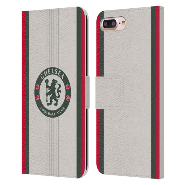 Chelsea Football Club 2025/26 Kit Away Leather Book Wallet Case Cover For Apple iPhone 7 Plus / iPhone 8 Plus Chelsea Football Club 2025/26 Kit Away Leather Book Wallet Case Cover For Apple iPhone 7 Plus / iPhone 8 Plus